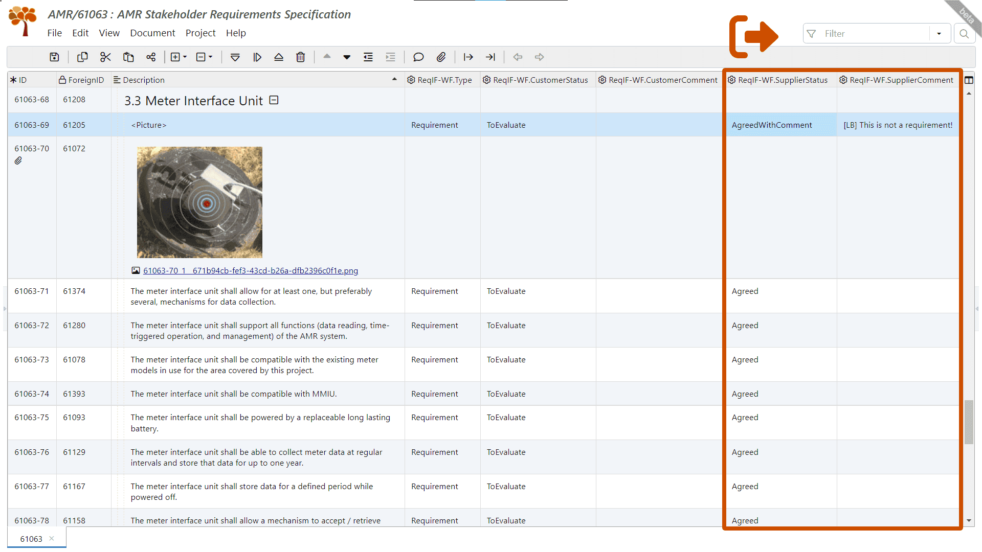 ReqIF SRC workflow - supplier exports reviewed stakeholder requirements specification from ReqView ReqIF SRC workflow - supplier exports reviewed stakeholder requirements specification from ReqView